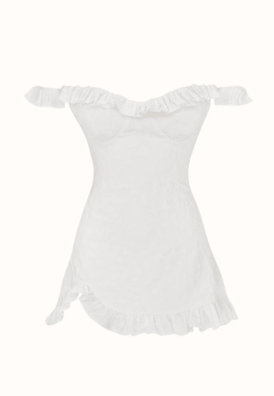 ROSE DRESS - WHITE